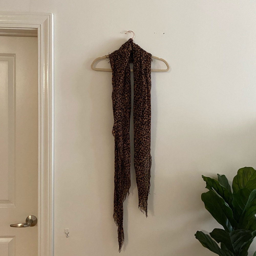 Madewell Leopard Print Scarf